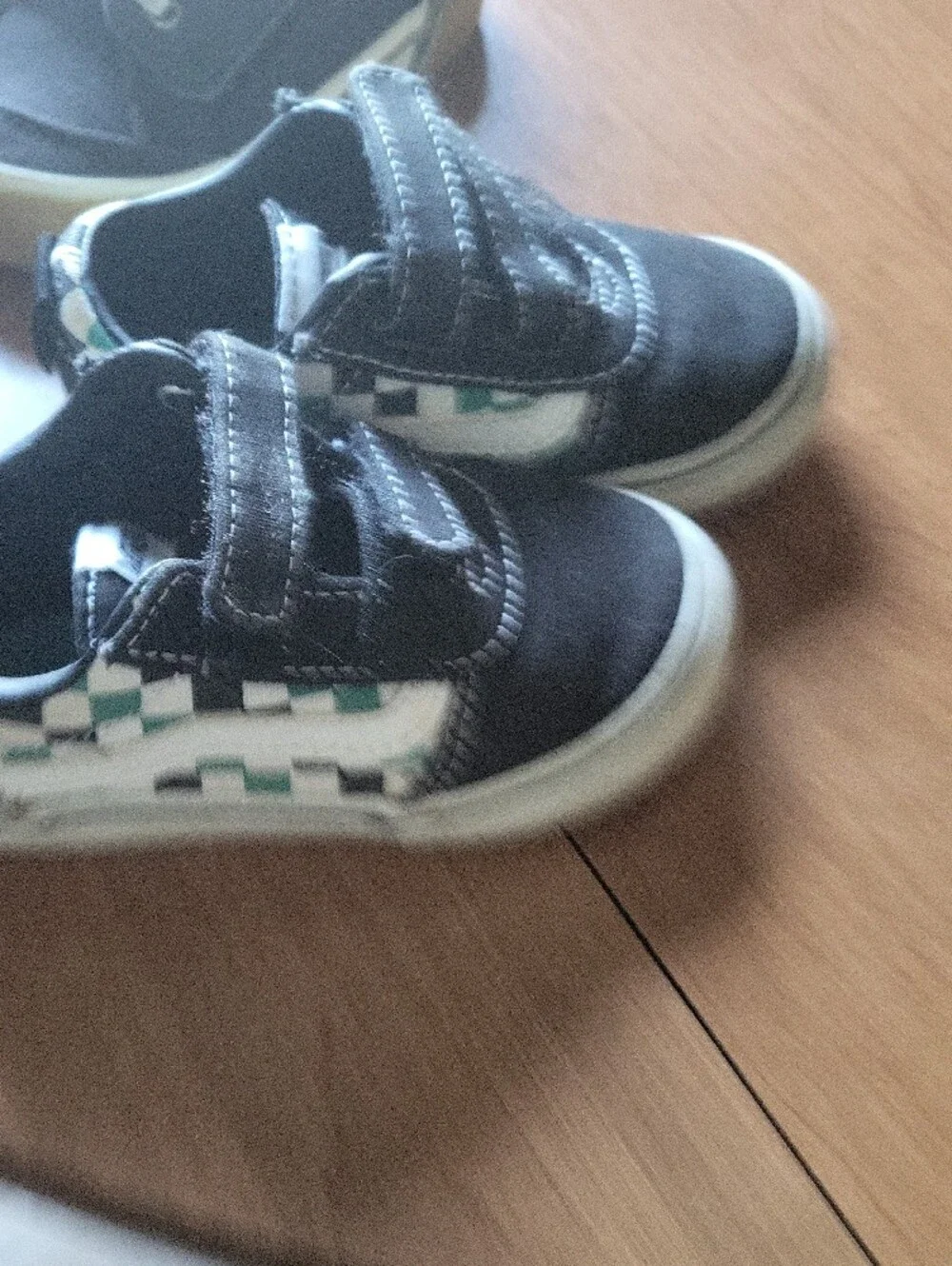 Vans Kids' Black Canvas Slip-On & SPERRT Sneakers - 2 Pair TODDLER BOY 7